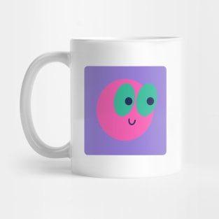 Pink Smiley Face Mug